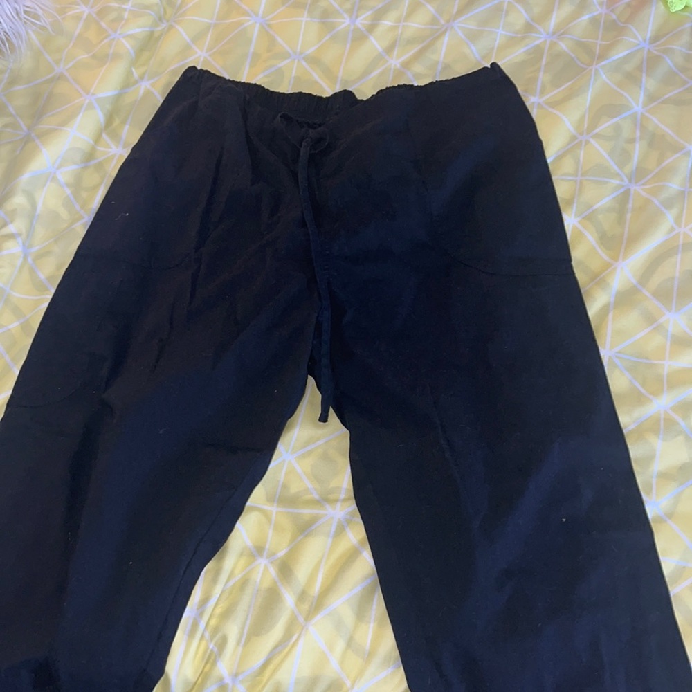Black scrub bottoms